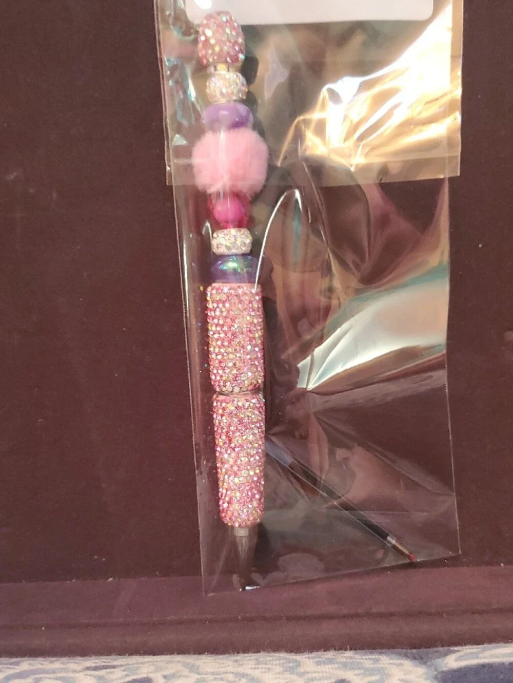 Sparkle Beaded Pen - Red, Teal, Pink $12.00 REASONABLE OFFER ACCEPTED